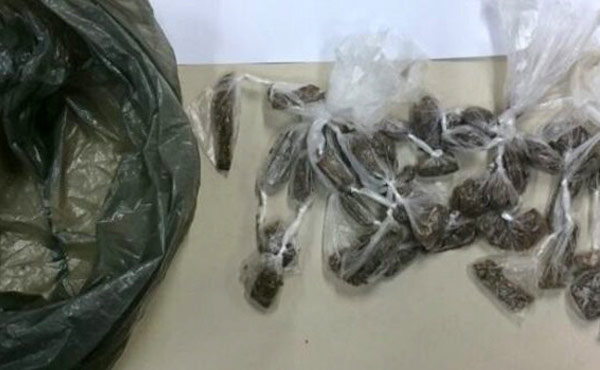 Mulher-suspeita-de-trfico-de-drogas--presa-pela-polcia-em-Linhares